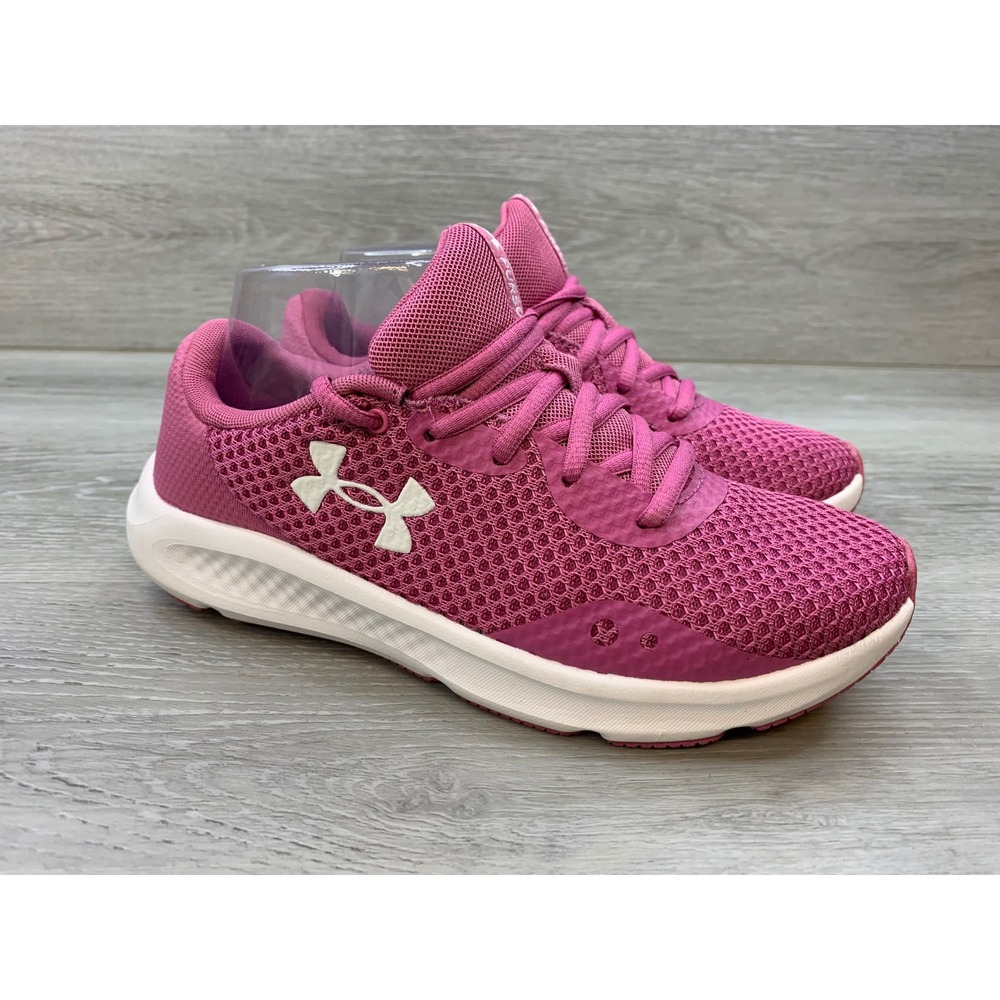 Under Armour Women's Charged Pursuit 3 Pink Running Athletic Shoes 7